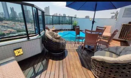 Cobertura com 3 dormitórios à venda, 180 m² - Tatuapé - São Paulo/SP