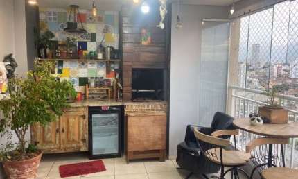 Apartamento a venda no carrão com 106 m², com 3 suítes, sacada gourmet, 2 vagas.