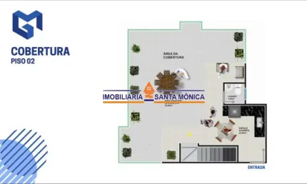 Cobertura com 3 quartos à venda na Santa Mônica, Belo Horizonte  por R$ 695.000
