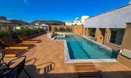 Apartamento a venda com 1 quarto, Custom,  Pechincha. Lazer completo e portaria.