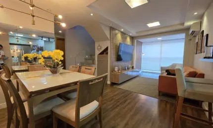 Barra Mais, Cobertura com 143m, 2 quartos com 2 vagas. Entrar e morar.