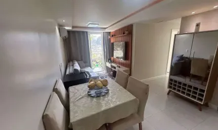 Vert Vita, 2 quartos todo reformado. 1 vaga. Lazer completo e portaria.