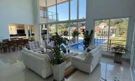 Casa com 4 dormitórios - venda por R$ 4.940.000 ou aluguel por R$ 26.110/mês - Condomínio Estância Marambaia - Vinhedo/SP