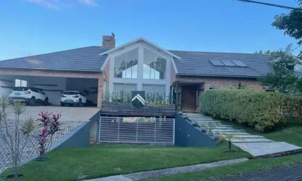 Casa com 4 dormitórios à venda, 566 m² por R$ 4.250.000 - Condomínio Vale Da Santa Fé - Vinhedo/SP