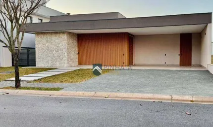Casa térrea com 3 suítes e piscina em condomínio clube – alto padrão – permuta aceita - arboretum - vinhedo - sp