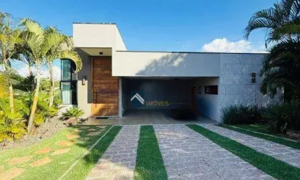 Casa térrea com 4 suítes à venda no condomínio campo de toscana - vinhedo/sp | localização privilegiada!