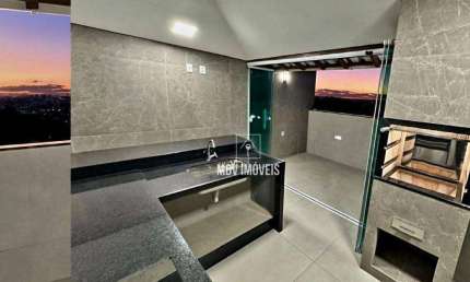 Cobertura 4 quartos, 3 vagas de garagem com elevador no Planalto!