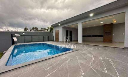 Maravilhosa casa 5 quartos com piscina e quadra em Lagoa Santa em lote de 1.040m²