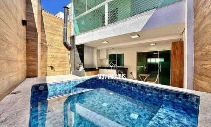 Casa com 3 dormitórios à venda, 145 m² por R$ 747 - Santa Branca - Belo Horizonte/MG