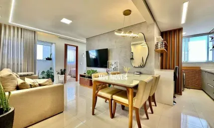 Apartamento com 2 dormitórios à venda, 57 m² por r$ 387.000 - rio branco - belo horizonte/mg