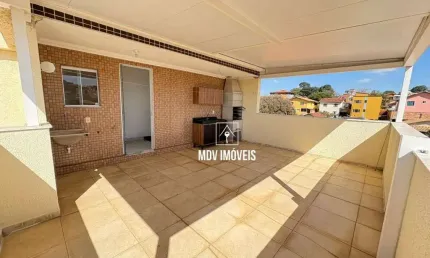 Cobertura com 2 dormitórios à venda, 89 m² por r$ 359.000,00 - jardim leblon - belo horizonte/mg