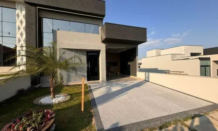 Linda casa condomínio gran reserve 3 suítes completa em planejados
