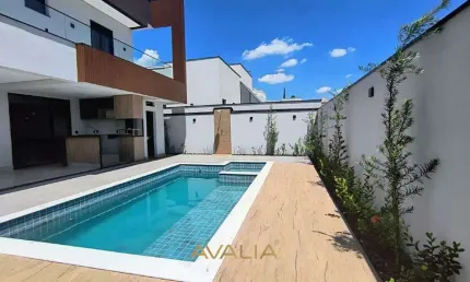 Casa em condomínio à venda, 4 quartos, 3 suítes, 4 vagas, Jardim Residencial Alto de Itaici - Indaiatuba/SP