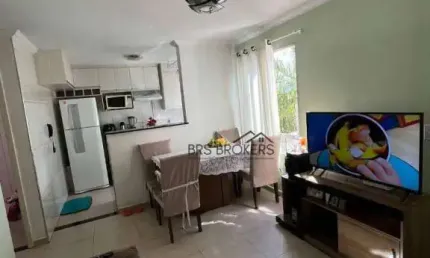 Apartamento com 2 dormitórios à venda, 40 m² por r$ 220.000,00 - água chata - guarulhos/sp