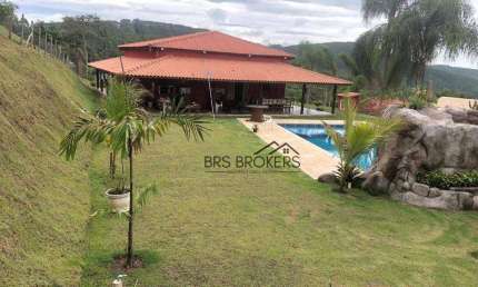 Chácara com 3 dormitórios à venda, 2500 m² por R$ 980.000,00 - Ponte Alta - Guararema/SP