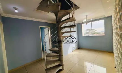 Apartamento duplex com 3 dormitórios à venda, 106 m² por r$ 300.000,00 - cidade parque alvorada - guarulhos/sp