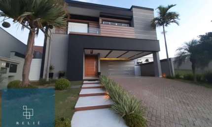 Casa com 4 suítes à venda, 400m² no condomínio Alphaville, Sorocaba/SP