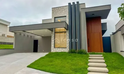 Casa com 3 dormitórios à venda, 160 m² por R$ 1.180.000,00 - Condomínio Terras do Vale - Caçapava/SP