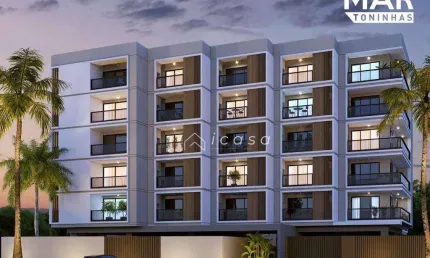 Apartamento com 1 dormitório à venda, 46 m² por R$ 427.000,00 - Praia das Toninhas - Ubatuba/SP