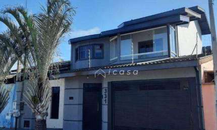 Sobrado com 3 dormitórios à venda, 260 m² por R$ 815.000,00 - Village das Flores - Caçapava/SP