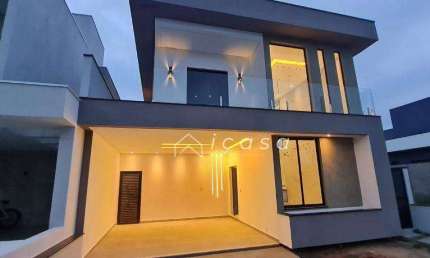 Sobrado com 3 dormitórios à venda, 167 m² por R$ 1.272.000,00 - Condominio Residencial Malibu - Caçapava/SP