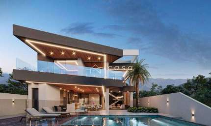 Sobrado com 5 dormitórios à venda, 392 m² por R$ 3.459.000,00 - Condomínio Residencial Jaguary - São José dos Campos/SP