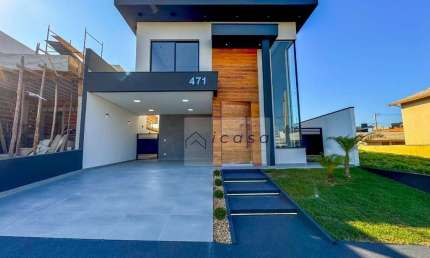 Sobrado com 4 dormitórios à venda, 244 m² por R$ 1.272.000,00 - Condomínio Reserva do Vale - Caçapava/SP