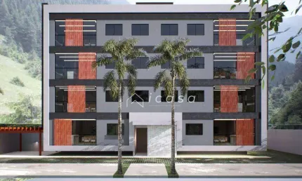 Apartamento com 1 dormitório à venda, 56 m² por R$ 460.453 - Indaiá - Caraguatatuba/SP