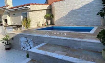 Cobertura com 3 dormitórios à venda, 154 m² por R$ 750.000,00 - Centro - Peruíbe/SP
