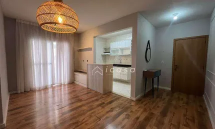 Apartamento com 3 dormitórios para alugar, 77 m² por R$ 2.843,00/mês - Grand Valle Jequitibá - Caçapava/SP