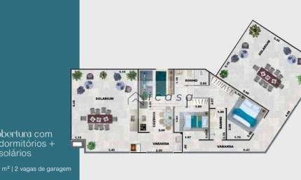 Cobertura com 2 dormitórios à venda, 132 m² por R$ 975.000,00 - Praia Grande - Ubatuba/SP