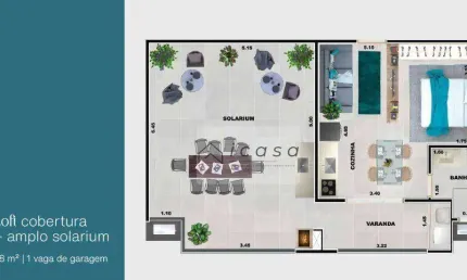 Loft com 1 dormitório à venda, 68 m² por R$ 689.000,00 - Praia Grande - Ubatuba/SP