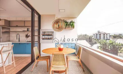 Apartamento com 3 dormitórios à venda, 98 m² por R$ 565.000,00 - Itaguá - Ubatuba/SP