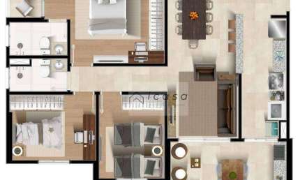 Apartamento com 3 dormitórios à venda, 83 m² por R$ 625.000,00 - Jardim Pereira do Amparo - Jacareí/SP