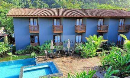 Pousada com 19 dormitórios à venda, 1100 m² por R$ 9.000.000,00 - Paúba - São Sebastião/SP