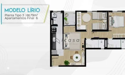 Apartamento com 2 dormitórios à venda, 66 m² por r$ 380.000,00 - jardim são josé - caçapava/sp