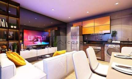 Studio com 1 dormitório à venda, 47 m² por R$ 367.918,73 - Indaiá - Caraguatatuba/SP