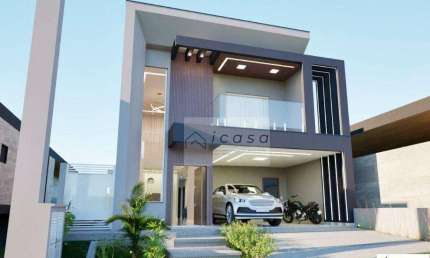 Sobrado com 4 dormitórios à venda, 215 m² por R$ 1.250.000,00 - Condominio Residencial Malibu - Caçapava/SP