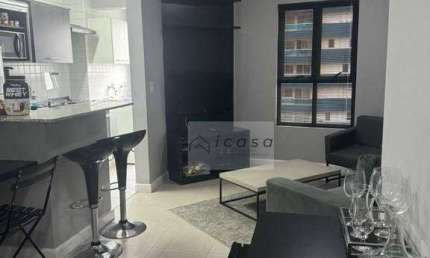 Apartamento com 1 dormitório à venda, 52 m² por R$ 580.000,00 - Parque Residencial Aquarius - São José dos Campos/SP