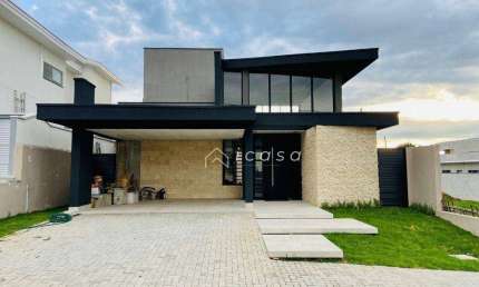 Sobrado com 3 dormitórios para alugar, 184 m² por R$ 8.640,00/mês - Condomínio Terras do Vale - Caçapava/SP