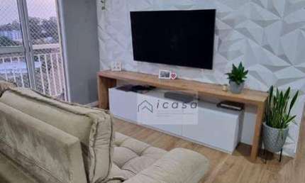 Apartamento com 2 dormitórios à venda, 50 m² por R$ 373.000,00 - Parque Residencial Flamboyant - São José dos Campos/SP