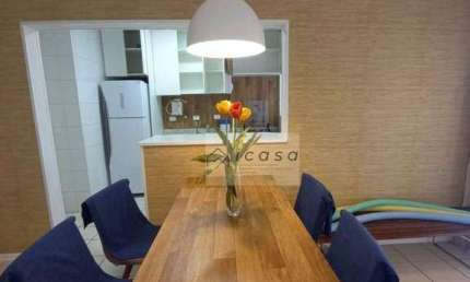 Apartamento com 2 dormitórios à venda, 61 m² por R$ 478.000,00 - Balneário Cidade Atlântica - Guarujá/SP