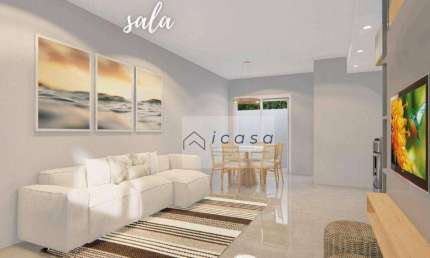 Sobrado com 2 dormitórios à venda, 80 m² por R$ 399.000,00 - Massaguaçu - Caraguatatuba/SP