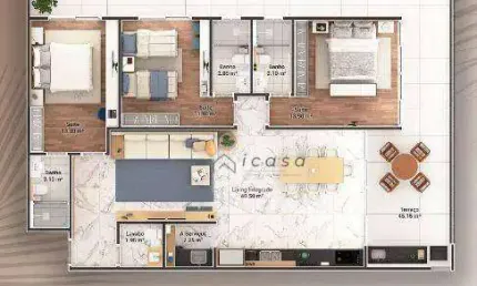 Apartamento com 3 dormitórios à venda, 154 m² por R$ 3.028.781 - Praia Da Enseada - Ubatuba/SP