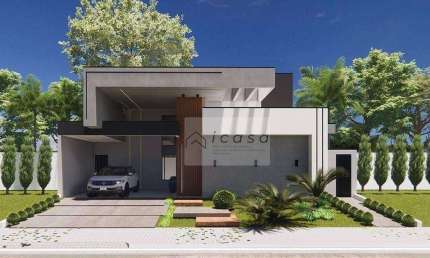 Casa com 3 dormitórios à venda, 133 m² por R$ 985.000,00 - Condomínio Malibu - Caçapava/SP