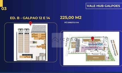 Galpão Modular para Locacao a partir de 225,00 m² com área para manobras a margem da Dutra - Caçapava/SP