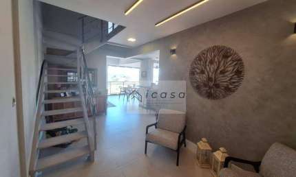 Apartamento Duplex com 3 dormitórios à venda, 124 m² por R$ 780.000,00 - Vila Jaboticabeira - Taubaté/SP