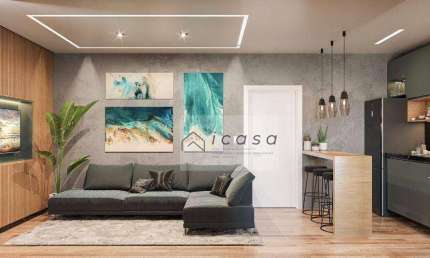 Apartamento com 2 dormitórios à venda, 61 m² por R$ 619.000 - Jardim Augusta - São José dos Campos/SP
