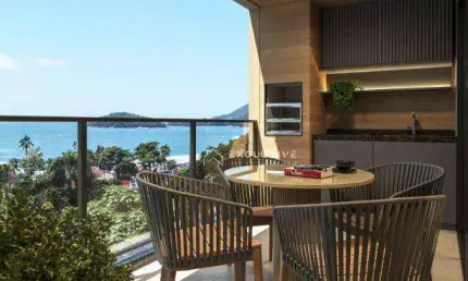 Apartamento com 2 dormitórios à venda, 66 m² por R$ 410.350,00 - Maranduba - Ubatuba/SP