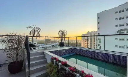Apartamento Triplex com 3 dormitórios, 260 m² - venda por R$ 2.500.000,00 ou aluguel por R$ 16.300,22/mês - Jardim Esplanada - São José dos Campos/SP